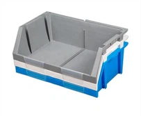 Plastic vierkante opslagbakken