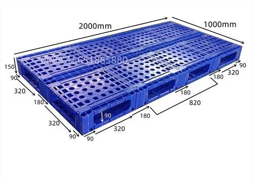 Grote kunststof pallet